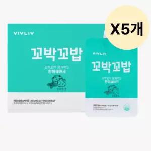 꼬박꼬밥 민트 초코 단백질 프로틴 쉐이크 7포 X5개