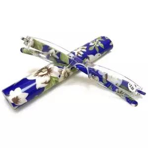 세련된 소형 돋보기 꽃무늬 안경케이스 원통 멀티컬러