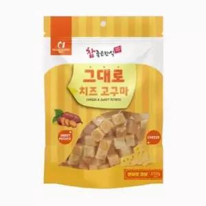 (2개묶음)참좋은간식 그대로 치즈 고구마 연어맛 큐브 250g