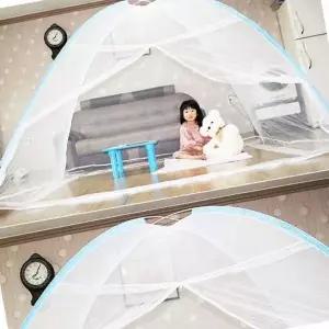 원터치모기장 200X200 침대 텐트형 아이방 거실