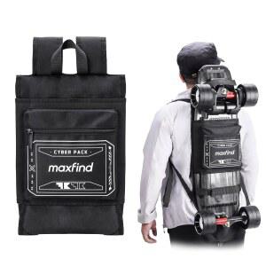 맥스핀 프로페셔널 스케이트보드 백팩 방수 내구성 있는 다기능 스포츠백, 전동 스케이트보드 및 롱보드용, 조절 가능한 스트랩이 있는 출퇴근 여행용 백팩