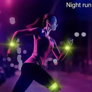 야간 반사 완장 밴드 손목 발목 조깅 자전거 안전 야광 스트랩