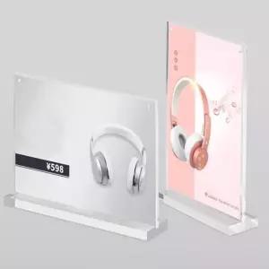 아크릴 투명 광고 알림판 메뉴판 패널 테이블 가림막