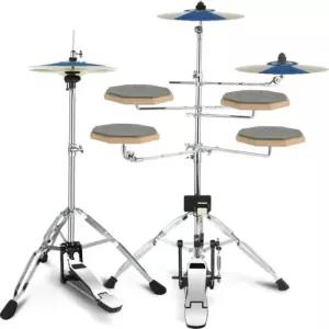 프리미엄 드럼 연습패드세트 페달 연습용 타악기 초보용 그레이 1심벌+드럼스틱+드럼키