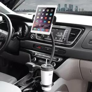 국산 차량용 휴대폰 태블릿 거치대 컵홀더 자바라