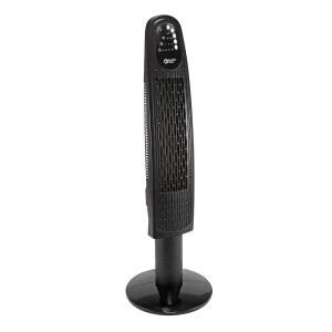 컴포트 존 36인치 타워 팬, 3단, 리모컨, 진동, 4시간 타이머, 슬립 모드, 가정, 침실 및 사무실에 이상적, CZTF336RBK