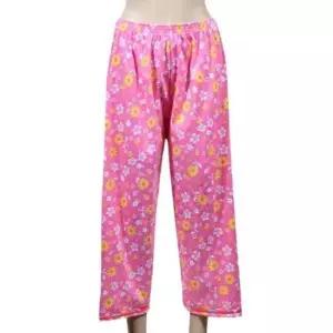 꽃무늬 디자인 면 100 여성 일자 9부 파자마 빅사 이지 트레이