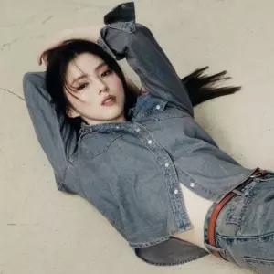 백화점 지오다노 여자 청 남방 웨스턴 데님 긴팔 셔츠 3컬러 345906