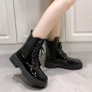 여성 베이직 사이드 밴딩 첼시 앵클 워커 LU553 웨지 워커힐 스웨이...