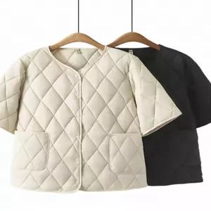 경량반팔패딩 여성반팔패딩조끼 가벼운 XL 다운 경량패딩