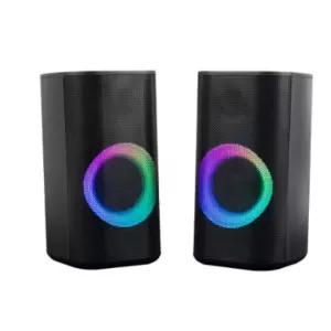 앱코 컴퓨터 스피커 2채널 USB  블루투스 RGB LED 10W BNA