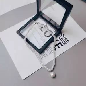 진주 장식 포인트 초커 목걸이 여성용 액세서리 패션목걸이 초커목걸이 십자가목걸이