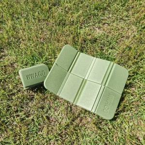 접이식 야외 방석 그린 휴대용 사우나 방석 사각방석 야외용방석