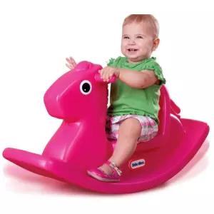 여자아기 흔들말 핑크 목마 돌 장난감 선물 말타기