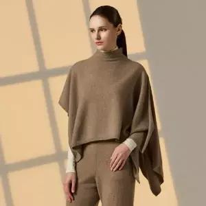 [E.VSEG]앱섹 몽골 캐시미어 100% 케이프