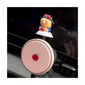 카카오 백설 춘식이 차량용 마그네틱 무선 충전기 카 인테리어