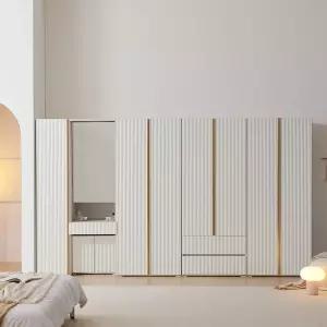 바엘 키큰 템바보드 수납 화장대 투서랍 옷장 세트 3400 JNF144