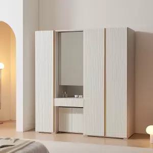 바엘 키큰 템바보드 수납 화장대 옷장 세트 1800 JNF134