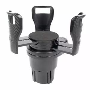 차량 무빙 듀얼 컵홀더 자동차거치대 용음료2열 수납 용음료 자동차용 뒷자석 받침