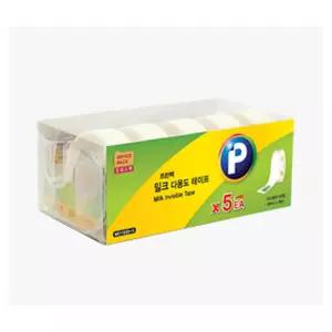 프린텍 밀크 테이프MD1830-5 오피스 사무용 매직 불투명 테잎 반투명 필기 메모 가능