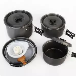 알루미늄 코펠 2-5인용 경질냄비 캠핑 낚시 등산 조리도구 용품고급사은품 식기 그릇세트 야외 플레이트 밥