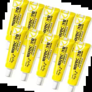 미백크림 웰빙헬스 예쁜얼굴 비타민C 크림 10개