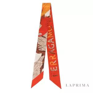 [롯데백화점]페라가모 페럿 프린트 실크 방도 스카프 32-0801-01 771199