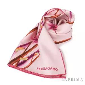 [롯데백화점]페라가모 스템 프린트 실크 풀라드 스카프 31-0159-03 771620