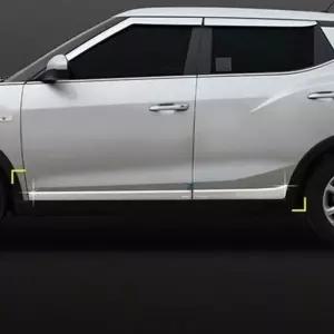 몰딩 티볼리 사이드 튜닝 언더라인 크롬 스커트