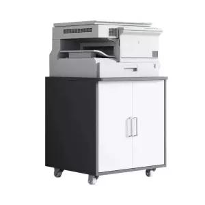 다이 사무실 복합기 프린터테이블 수납장 그레이 정리