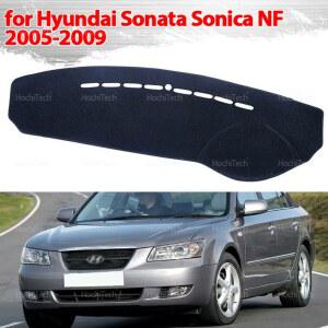 자동차매트 현대 소나타 Sonica NF 2005 2006 2007 2008 2009 자동차 대시 보드 Sunshade Anto UV 카펫 대시 보드 커버 보호 패드