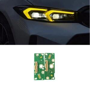 호환 시리즈 G20 G21 G28 LCI 330E 330I M340I M340IX 미국형 주행등용 옐로우 아이즈 DRL LED PCB 보드
