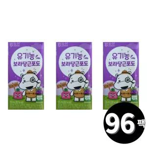 함소아 보라당근포도 주스 125ml, 96팩