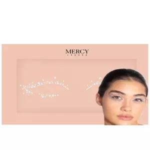 고양이 크리스탈 주얼스 바이 머시 런던 뷰티 코스튬 액세서리 페이스 올인원 스틱 스티커