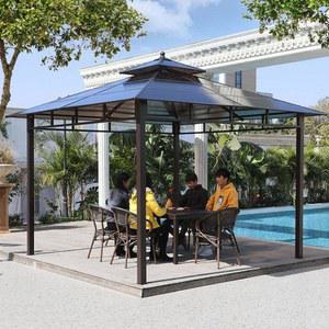 파고라 그늘막 가제보 수영장 가든 스카이어닝 농막 포차 2 6M 6x2 바비큐 캠핑