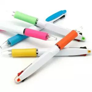 투톤 파스텔 2색 볼펜 이색 디자인 학용품 필기용 각인