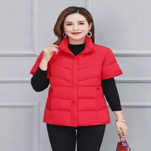 반팔 패딩 캐주얼 여성 가을 겨울 아우터