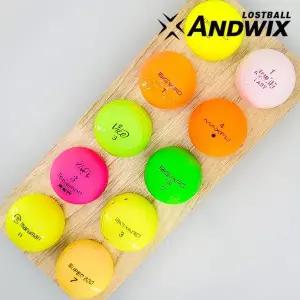 [하프클럽/오티마트]칼라볼 혼합 2피스 3피스 중고골프공 A 100개