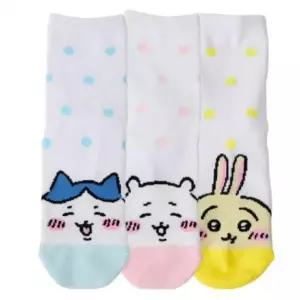 도트 캐릭터 중목 양말 학생  디자인양말 패션양말