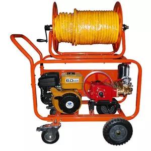 삼부기계 고압분무기(회전이동식) 大(엔진)80A,7.5HP*호스13.0mm-70M