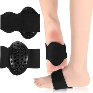 발바닥 근막염 를 위한 시바 1쌍 아치 지지대 조절 가능한 벌집 디자인 블랙 소프트 풋 브레이스와 높은