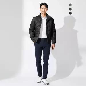 럭스골프 남성 사각 퀼트 고퀄리티 경량 패딩 점퍼 LX4W801