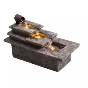 실내 소형 분수 거실 장식 어항 물멍 장식품 미니분수대 사무실 물레방아