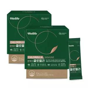 [대상웰라이프]면역엔 클로렐라 2박스(총60포)