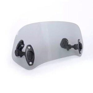 오토바이 보조 윈드 스크린 투명 존테스 보조미러 스타 학위 윈드쉴드 고정 600 연장