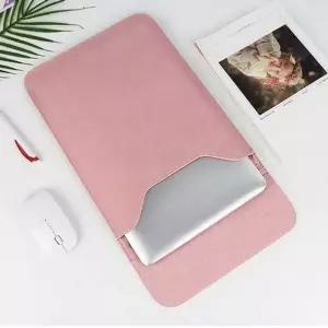 [하프클럽/]맥씬 핑크 노트북 파우치 가방 가죽 13.3형 슬리브 인