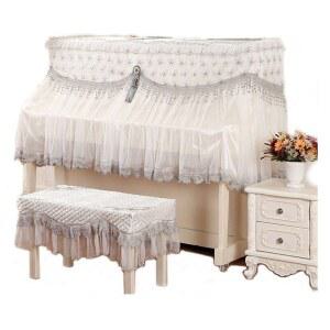 업라이트 피아노 커버 사이즈 방수커버 피아노커버 엔틱 반커버 천 화이트 보호