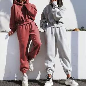 [하프클럽/]상의 크롭 밴딩 팬츠 트레이닝 세트 기모 안감 츄리닝