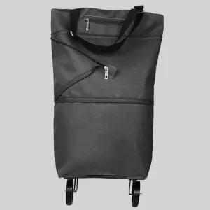 이동식 장 바구니 대용량 캐리어 휴대용 접이식 쇼핑 카트 바퀴형 옥스포드 피크닉 쇼핑백 폴더블 롤링