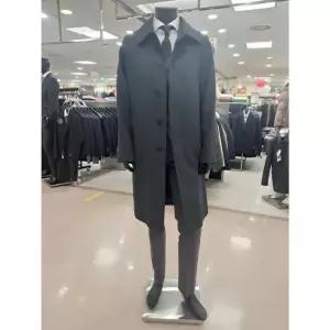 [바쏘옴므]바쏘옴므 세이브존05 차콜기본카라롱오버핏트렌치코트 WSZ5CC03ACH (46129414)